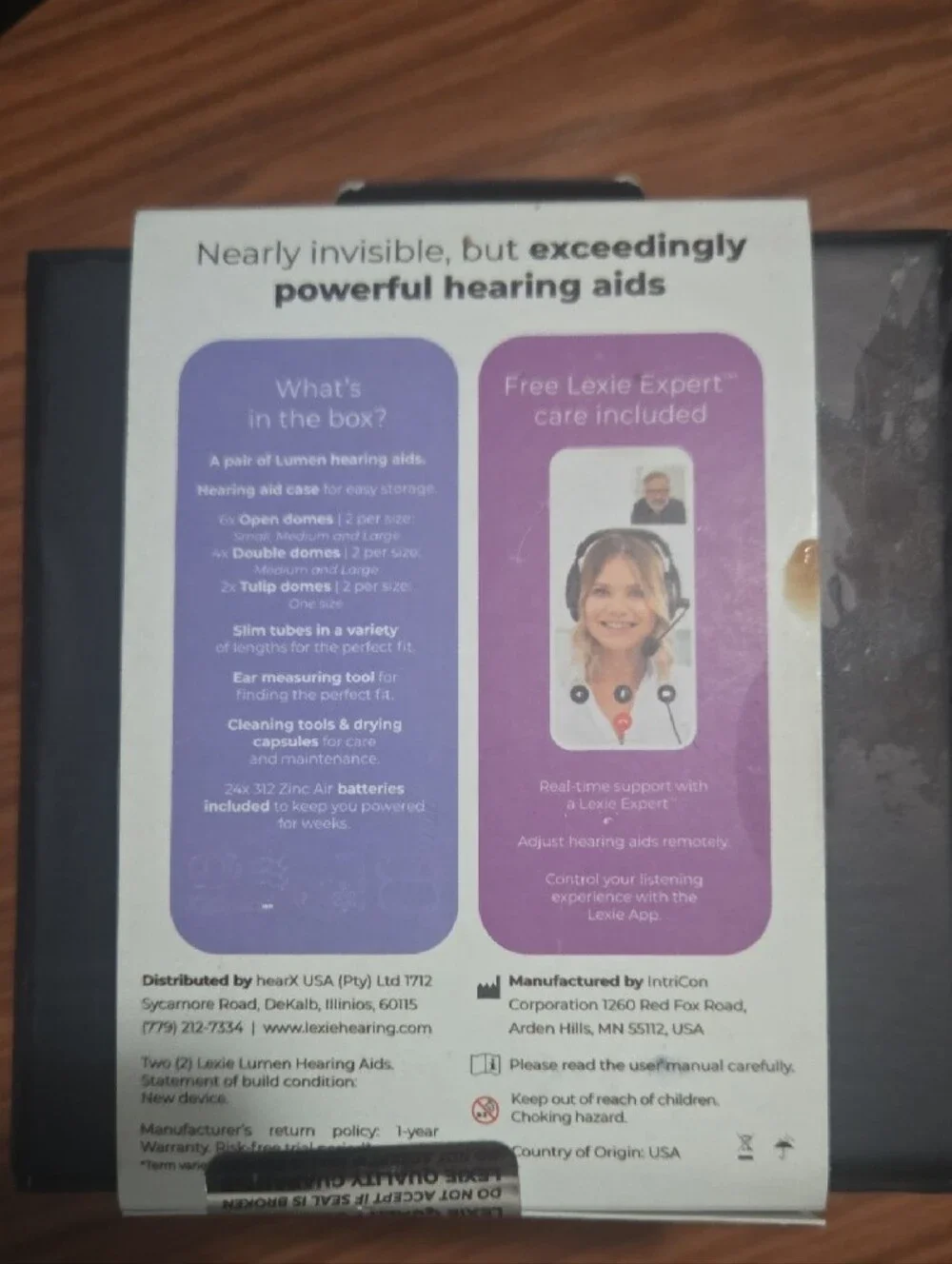 Lumen Bluetooth Hearing Aids — Light Gray